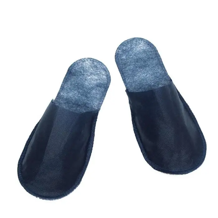 Тапочки одноразовые Эконом синие, закрытый мыс Тапочки одноразовые Эконом синие, закрытый мыс