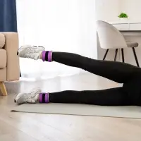 Утяжелители неопреновые ONLYTOP, 2 шт. &times; 0.5 кг, цвет фиолетовый