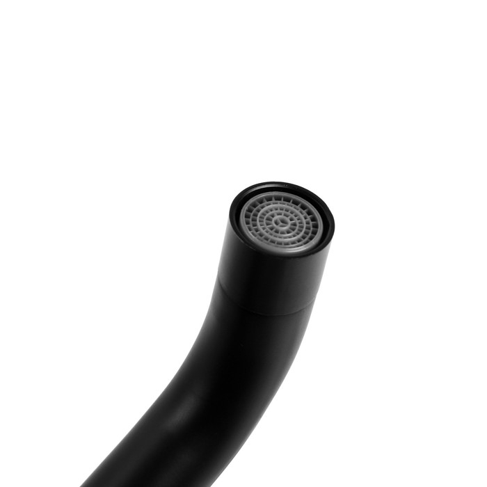 Смеситель для ванны ZEIN Z3491, изогнутый излив, душевой набор, нержавеющая сталь, черный Смеситель для ванны ZEIN Z3491, изогнутый излив, душевой набор, нержавеющая сталь, черный