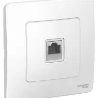 BLANCA скрытой установки розетка компьютерная RJ45, белый