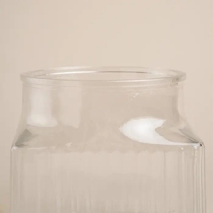 Банка для сыпучих продуктов SL Home &laquo;Афины&raquo;, 1 л, 11&times;11.5 см, с деревянной крышкой. стекло, прозрачная