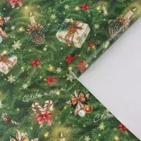 Бумага упаковочная глянцевая &laquo;Новогодние игрушки!&raquo;, 1 лист, 70&times;100 см