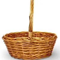 Набор корзин 3 шт 44х44х16, 37х37х14, 31х31х12 см руска 17/15/13см  лоза натур