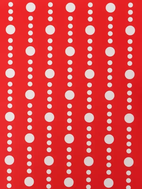 Пленка для цветов, "Бисер", красная, 57х57 см