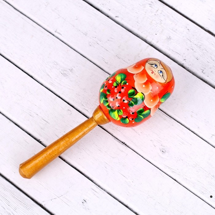 Погремушка на палочке «Девочка», МИКС