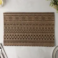 Салфетка сервировочная на стол «Старина», 44,6×29,5 см, цвет чёрный