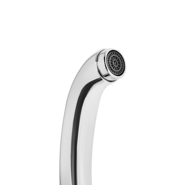 Смеситель для кухни  Смеситель для кухни "ЦС-СМ" СТ300834, однорычажный, длина излива 220 мм, хирургический, хром