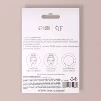 Маска для коррекции овала лица, на липучке, 60.5&times;10 см, в коробке, розовая