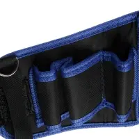 Сумка для инструментов ТУНДРА на пояс, 80 - 120 см, 6 петель, карман для оснастки