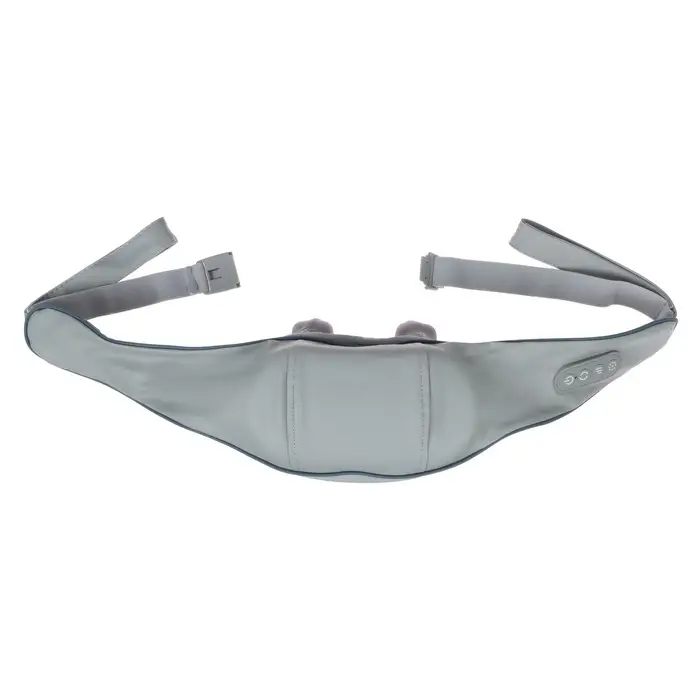 Массажёр для спины и шеи LEM-29, наплечный, ИК подогрев, серый