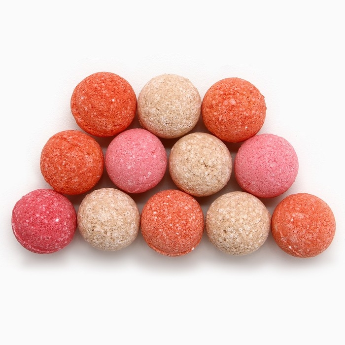 Набор бомбочки для ванны ЧИСТОЕ СЧАСТЬЕ «Тепла и уюта», 12х20 г, Новый Год