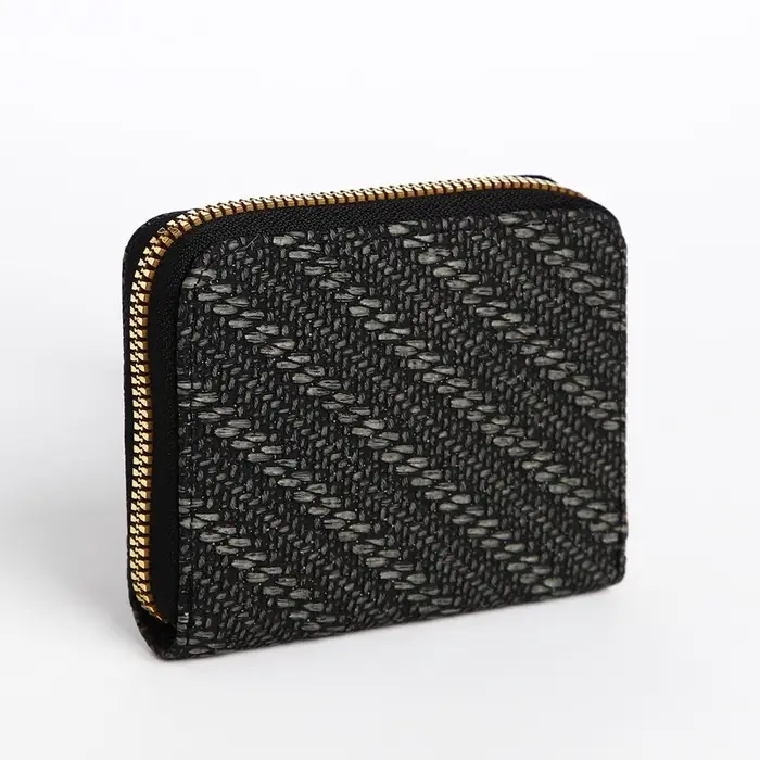 Кошелёк на молнии &laquo;Сердце&raquo;, чёрный