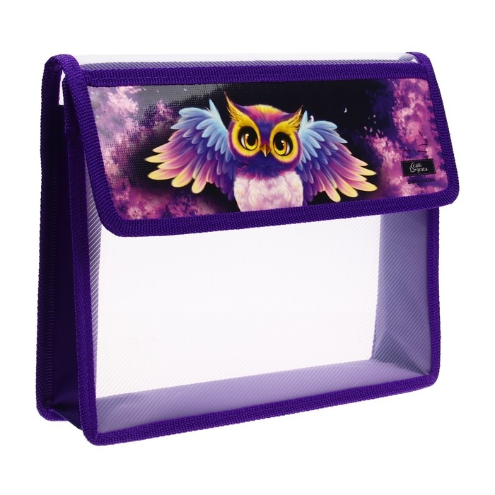 Папка для тетрадей А5 (230 х 190 х 50 мм), с клапаном на липучке, пластик/текстиль, Calligrata Папка для тетрадей А5 (230 х 190 х 50 мм), с клапаном на липучке, пластик/текстиль, Calligrata