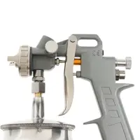 Краскораспылитель пневматический ТУНДРА, до 4 бар, сопло 1.5 мм, нижний бачок 0.75 л