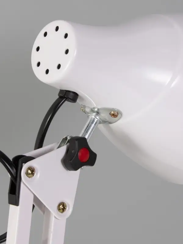 Лампа настольная Е27 60 Вт &laquo;Валли&raquo; белая шарнирная 43&times;21&times;14.5 см RISALUX