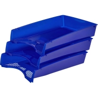 Лоток горизонтальный Офис Класс синий