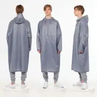 Дождевик-анорак R1, синий, размер XL/XXL