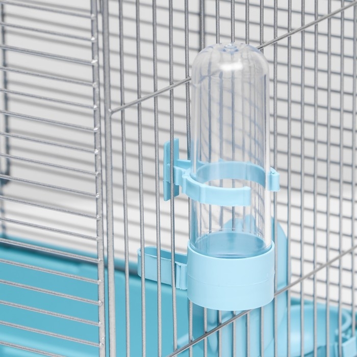 Клетка для птиц Клетка для птиц "Пижон" №101-Б, разборная, 42 х 30 х 65см (укомплект.) бирюзовая