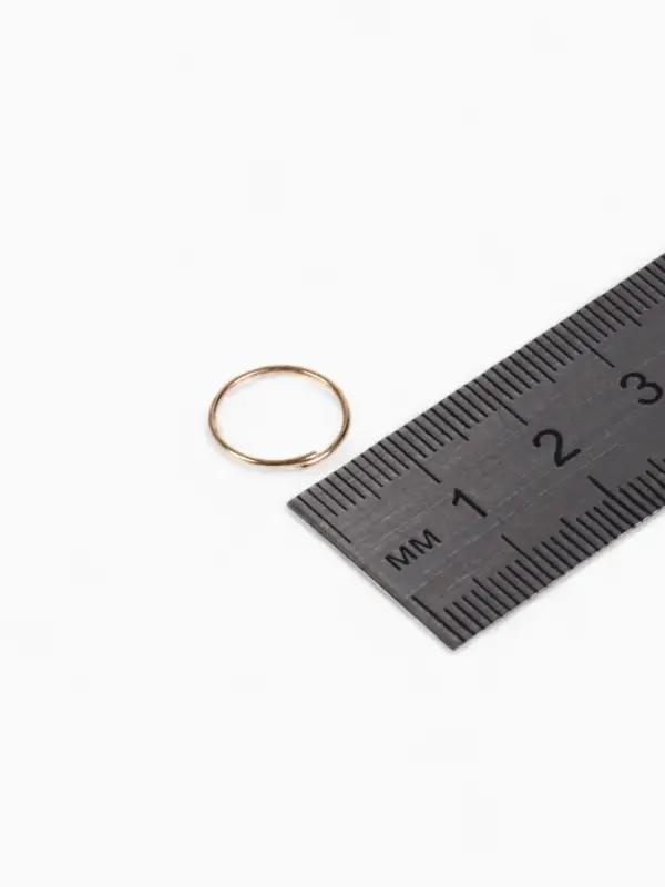 Кольцо соединительное 0.7&times;12 мм (набор 50 г, &plusmn; 360 шт.) СМ-995, цвет золото