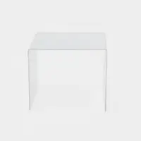 Подставка ступенька одинарная, 12&times;13&times;10 см, оргстекло 2 мм