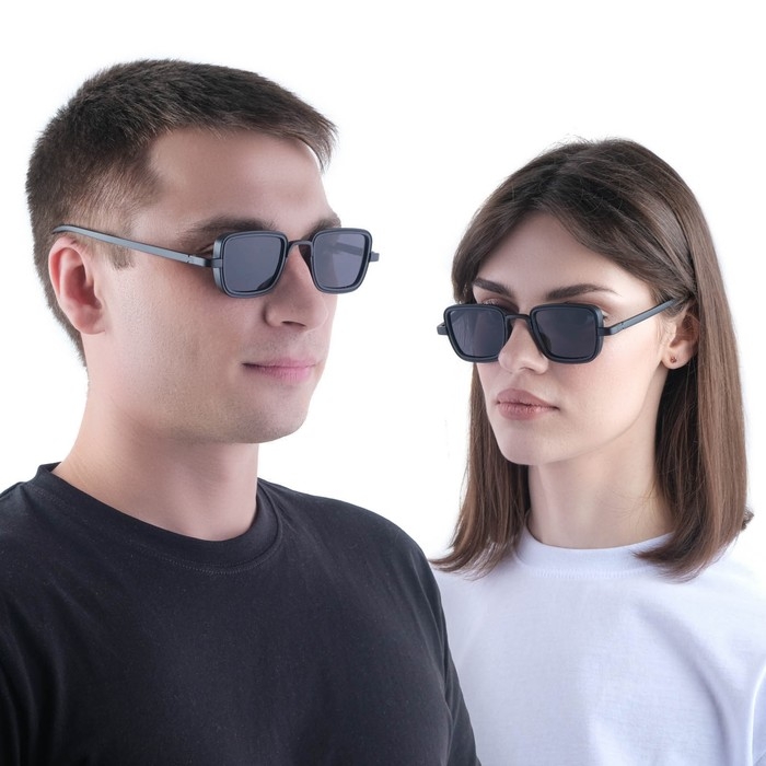 Очки солнцезащитные OneSun, uv 400, 14 х 14 х 4.5 см, линза 3.5 х 5 см, чёрные Очки солнцезащитные OneSun, uv 400, 14 х 14 х 4.5 см, линза 3.5 х 5 см, чёрные