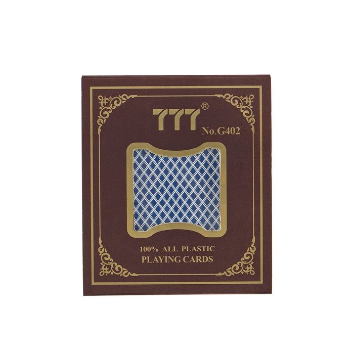 Карты игральные пластиковые Riffle, 54 шт, 30 мкм, синие Карты игральные пластиковые Riffle, 54 шт, 30 мкм, синие