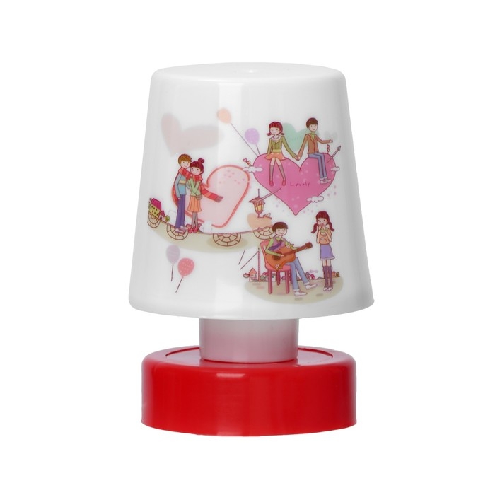 Ночник Ночник "Влюбленные" LED от батареек 3хААА 7,5х7,5х11 см RISALUX