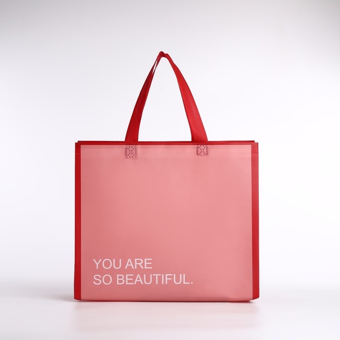 Сумка хозяйственная без застёжки, цвет розовый Сумка хозяйственная без застёжки, цвет розовый