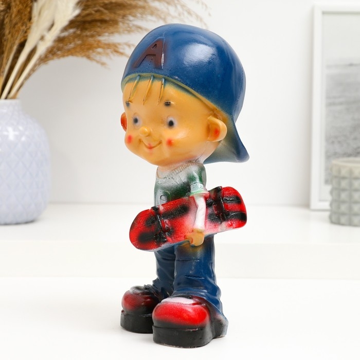 Копилка Копилка "Мальчик со скейтом" 12х12х24см