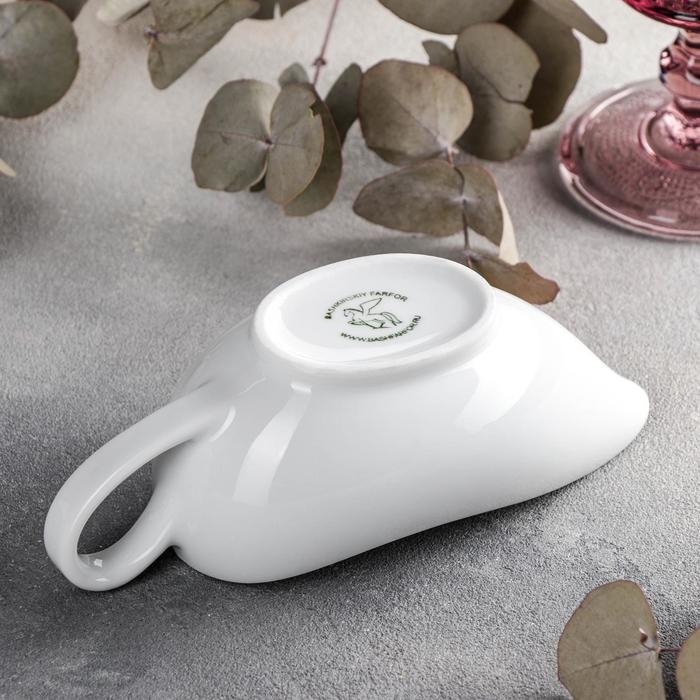 Соусник фарфоровый «Бельё», 150 мл Соусник фарфоровый «Бельё», 150 мл