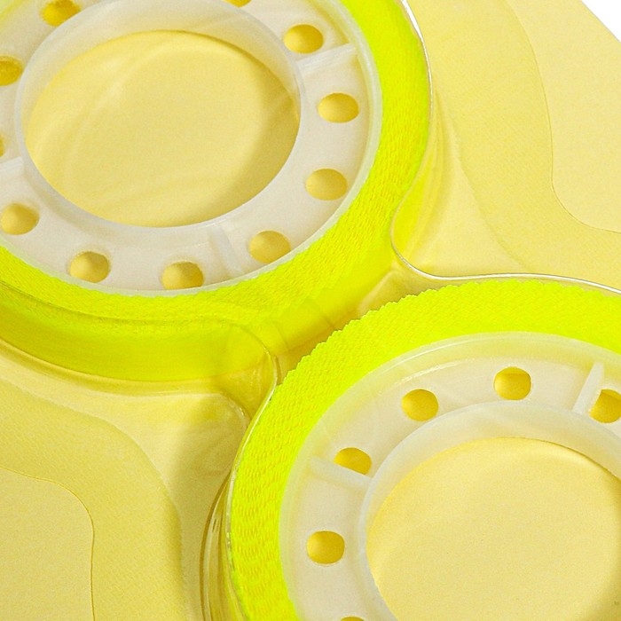 Набор 2 штуки, клейкая лента текстовыделительная (отклеиваемая) 75 мм х 10м, зелёный флуоресцентный Набор 2 штуки, клейкая лента текстовыделительная (отклеиваемая) 75 мм х 10м, зелёный флуоресцентный