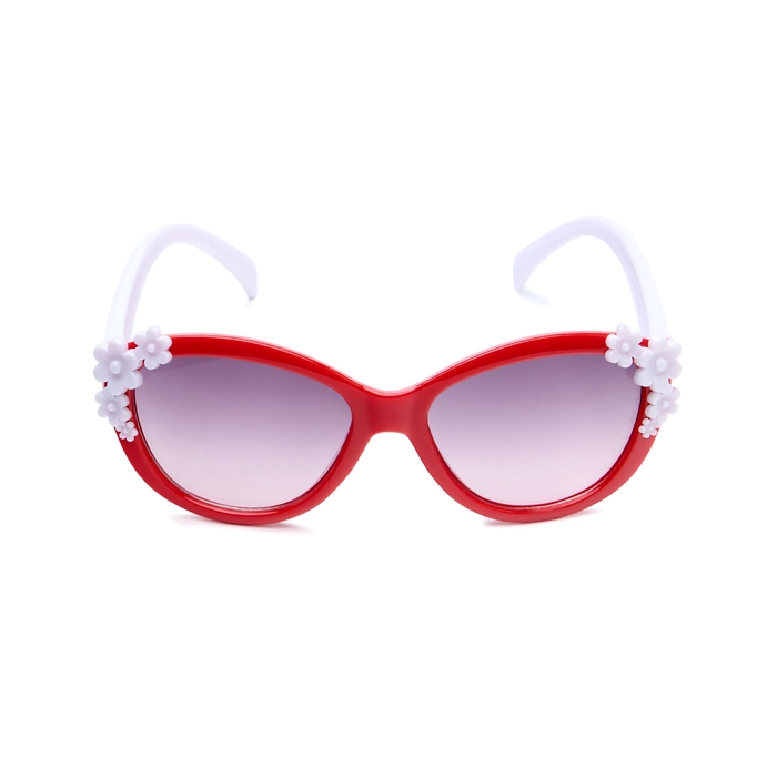 Очки солнцезащитные детские Очки солнцезащитные детские "OneSun", uv 400, 13.3 х 12 х 4 см, линза 3.2 х 4.5 см, микс