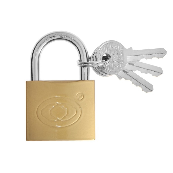 Замок навесной тип 14, 36х60 мм, 3 ключа Замок навесной тип 14, 36х60 мм, 3 ключа