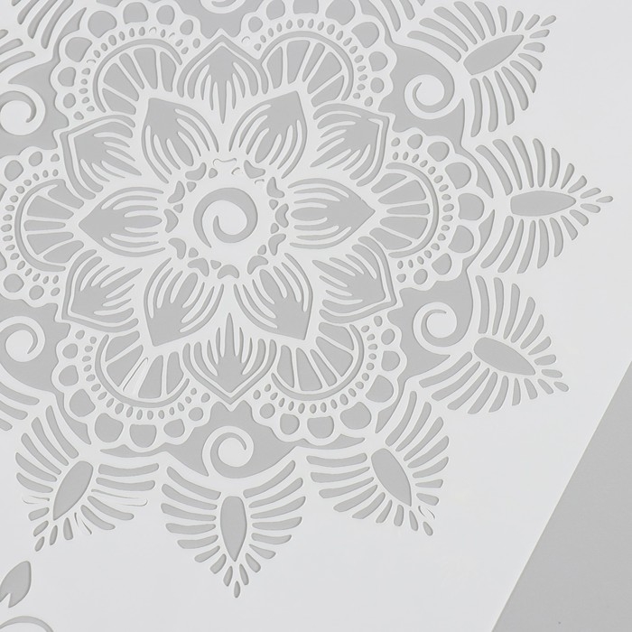 Трафарет пластик Трафарет пластик "Мандала" 21х29,7 см