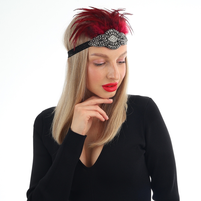 Повязка на голову карнавальная «Роскошная» Повязка на голову карнавальная «Роскошная»