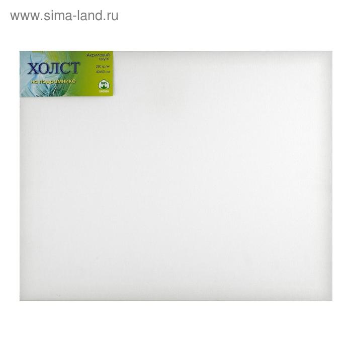 Холст на подрамнике, хлопок 100%, 40 х 50 х 1.8 см, акриловый грунт, мелкозернистый, 280 г/м² Холст на подрамнике, хлопок 100%, 40 х 50 х 1.8 см, акриловый грунт, мелкозернистый, 280 г/м²