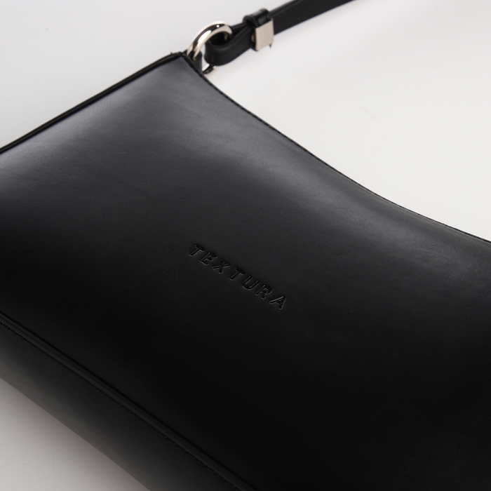 Сумка женская TEXTURA, маленький размер, цвет чёрный