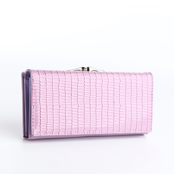 Кошелёк женский на магните, цвет фиолетовый Кошелёк женский на магните, цвет фиолетовый