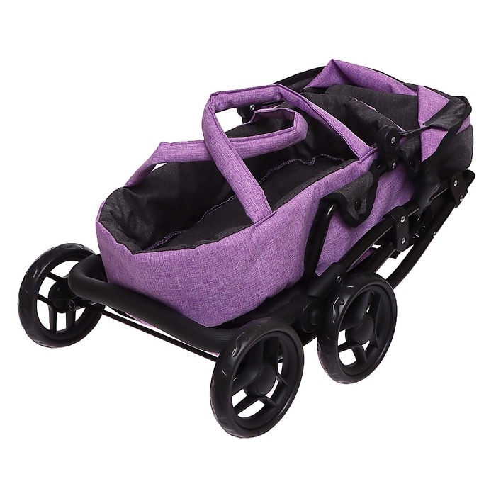 Коляска для кукол универсальная, с корзиной, металл Коляска для кукол универсальная, с корзиной, металл
