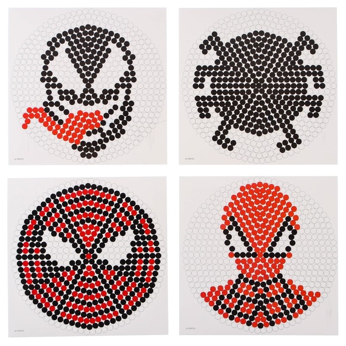 Термомозаика с пинцетом  Термомозаика с пинцетом "Супер герой", Человек-Паук