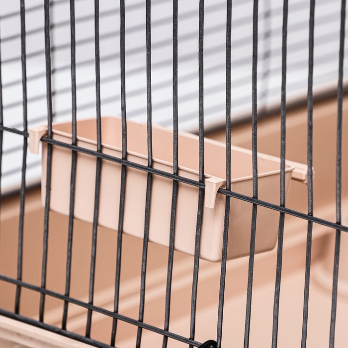 Клетка для птиц Клетка для птиц "Пижон" №101-Б, разборная, 42 х 30 х 65см (укомплект.) бежевая