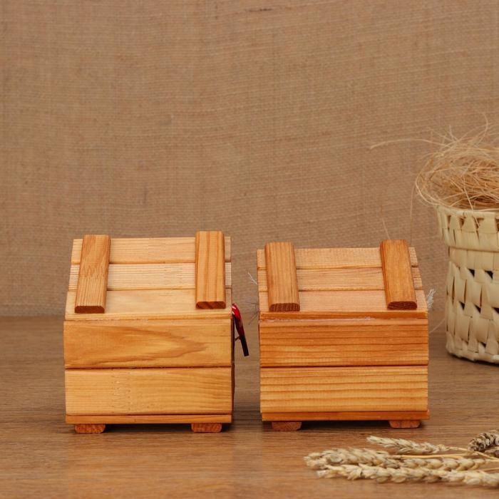 Оберег - домовой Оберег - домовой "Сундуков", 14 см, D = 10 см, микс