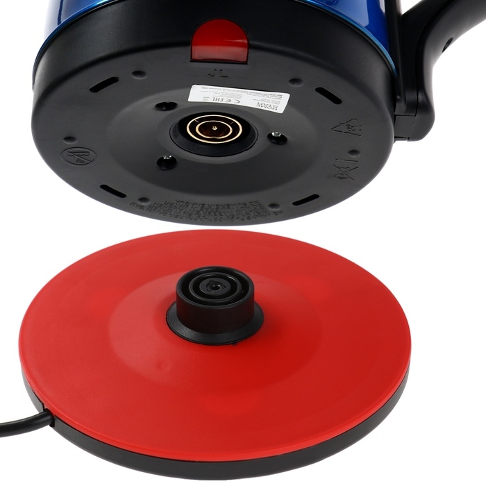 Чайник электрический Homestar HS-1003, металл, 1.8 л, 1500 Вт, синий Чайник электрический Homestar HS-1003, металл, 1.8 л, 1500 Вт, синий