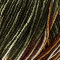 Пряжа "Jeans crazy" 55% хлопок, 45% акрил 160м/50гр (7203  принт)