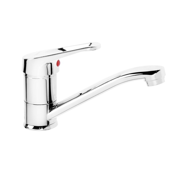 Смеситель для кухни Смеситель для кухни "Эверест" B45-028B, однорычажный, короткий излив, хром