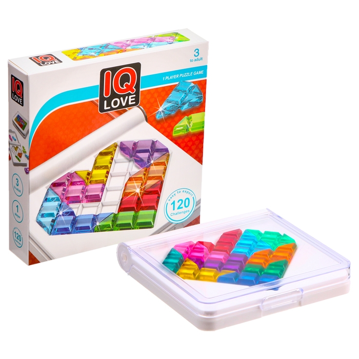 Головоломка «Тетрис» в форме сердца Головоломка «Тетрис» в форме сердца