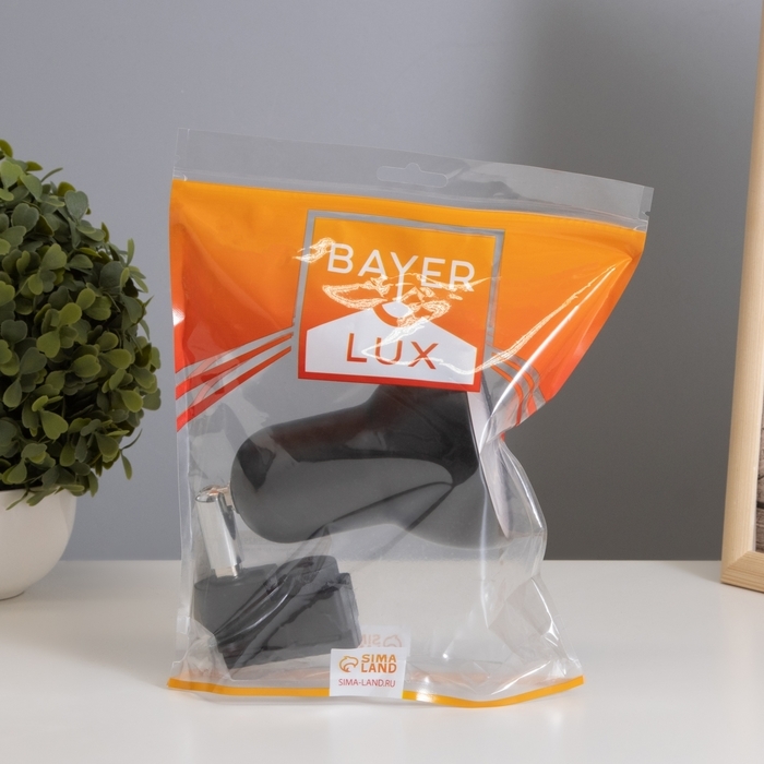 Светильник трековый Светильник трековый "Мудрец" Е27 40Вт черный 9х9х19,5см