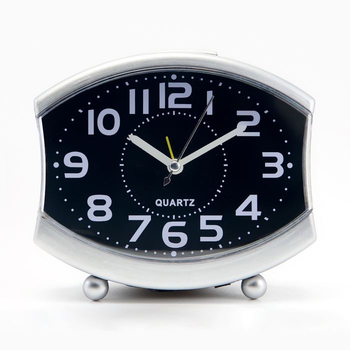 Часы настольные будильник с подсветкой Часы настольные будильник с подсветкой "Линии", 13 х 14 см