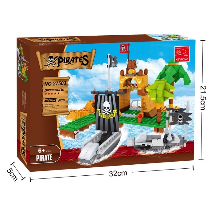 Конструктор Пираты «Бухта историй», 234 детали Конструктор Пираты «Бухта историй», 234 детали