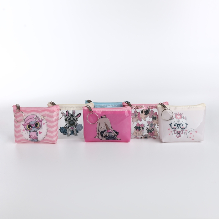 Кошелёк на молнии &laquo;Выбражулька&raquo;, цвет МИКС